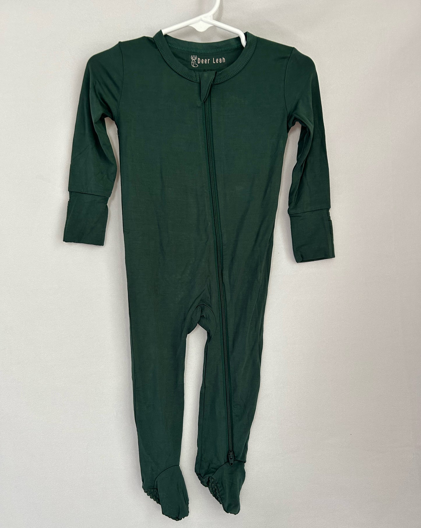 Bamboo Footed Sleeper - Midnight Green