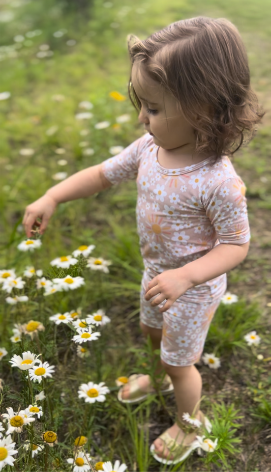 Bamboo Short-Set | Sun Flower