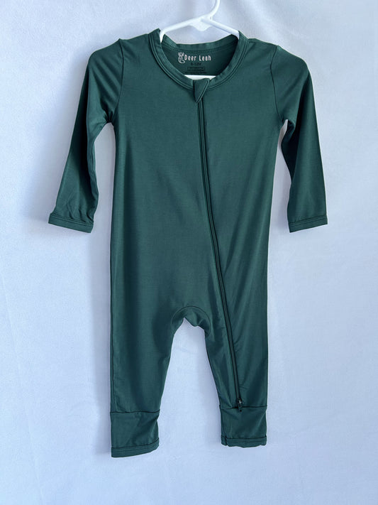 Bamboo Romper - Midnight Green