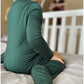 Bamboo Footed Sleeper - Midnight Green