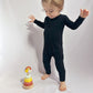 Bamboo Romper - Night Black