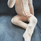 Bamboo Footed Sleeper - Blush Pink